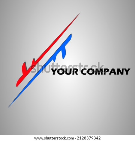 illustration Vector of airline logo. avia company logo