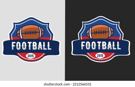 Illustration vector of american football perfect for print,logo,etc