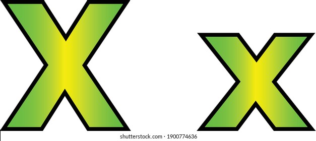 illustration vector art letters and number 