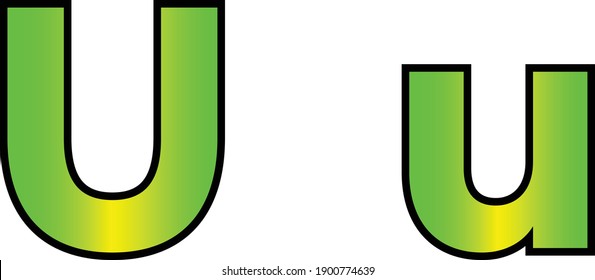 illustration vector art letters and number 