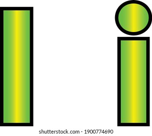 letras de ilustraciones vectoriales y número 