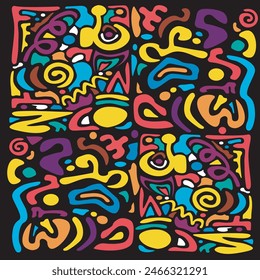 illustration vector art of pattern for design and background and wallpaper