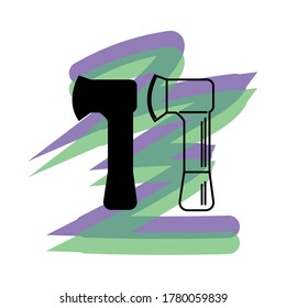 illustration vector axe