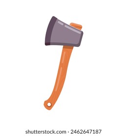 Illustration vector of axe cute cartoon style icon.