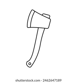 Illustration Vektorgrafik der Axt niedlichen Cartoon-Stil-Symbol.