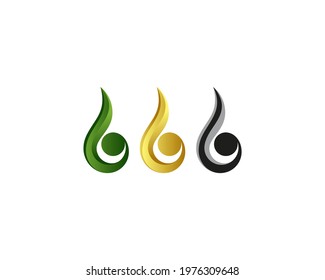 Illustration vector of b logo letter abstract
