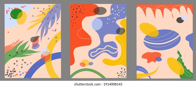 illustration Vector background abstract various forms of full color arch. Suitable for decoration, posters, banners, templates