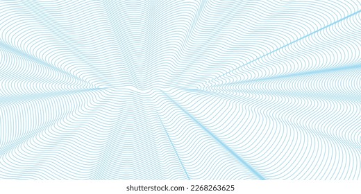 ilustración de fondo vectorial con patrón rayado de color azul
