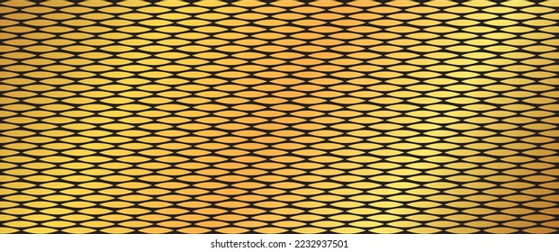 Vektorhintergrund mit goldenem abstraktem Muster	
