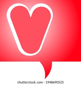 Illustration vector background of heart perfect for greetings or etc.