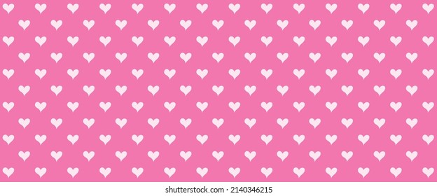 illustration of vector background with pink colored heart pattern