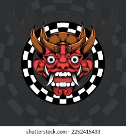 illustration, vector barong indonesia culture