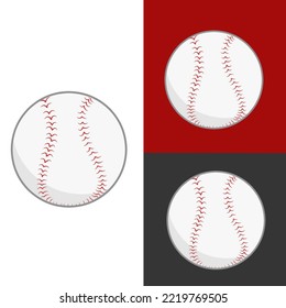 Illustration Vector Of Baseball Ball Isolated On White In Png