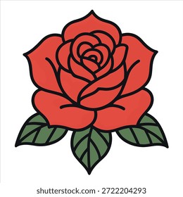 Illustrationsvektor eines schönen Rosendesigns