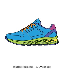 Illustration vector of a beautiful shoo design
