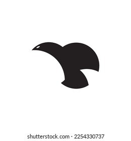 illustration vector of bird logo icon simple.