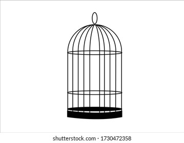 Illustration of Vector  Birdcage Icon