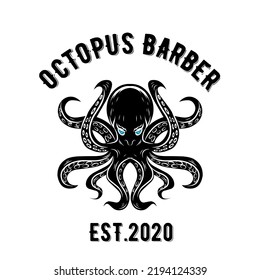 vector de ilustración de pulpo negro perfecto para su impresión, etc.