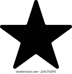 Illustration vector of black single stars