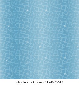 illustration vector blue water texture top view of swimming pool