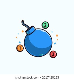 ilustración vector bomba ,vectores eps 10