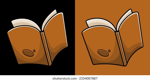 vector de ilustración de diseño de libro