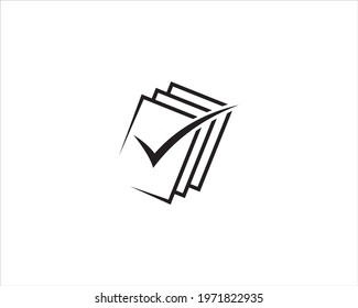 illustration vector of bookkeeping logo 