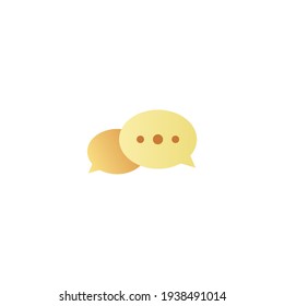 Illustration vector of bubble chat