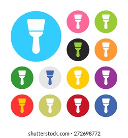 illustration of vector building modern icon in design
