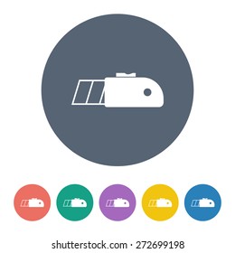 illustration of vector building modern icon in design