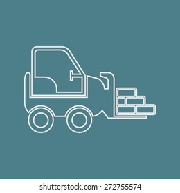 illustration of vector building modern icon in design