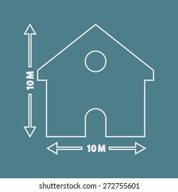 illustration of vector building modern icon in design