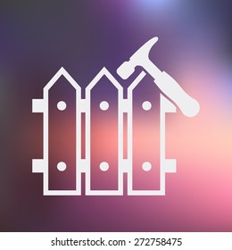 illustration of vector building modern icon in design