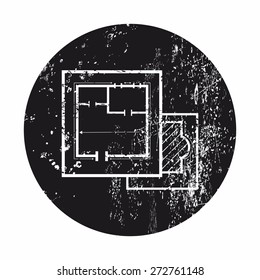 illustration of vector building modern icon in design