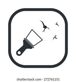 illustration of vector building modern icon in design