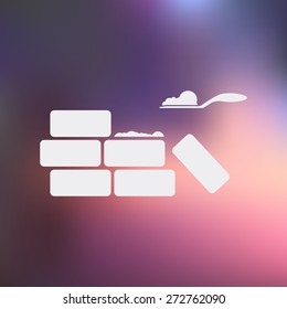 illustration of vector building modern icon in design