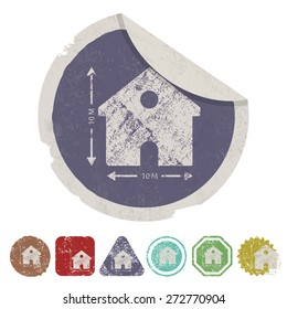 illustration of vector building modern icon in design
