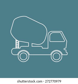 illustration of vector building modern icon in design