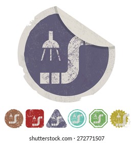 illustration of vector building modern icon in design
