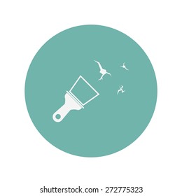 illustration of vector building modern icon in design