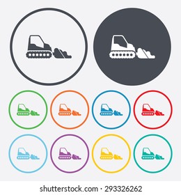 illustration of vector building modern icon in design