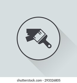 illustration of vector building modern icon in design
