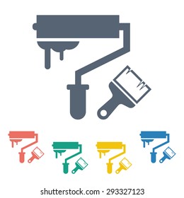 illustration of vector building modern icon in design