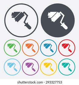 illustration of vector building modern icon in design