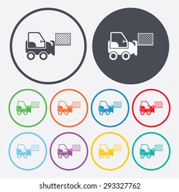 illustration of vector building modern icon in design