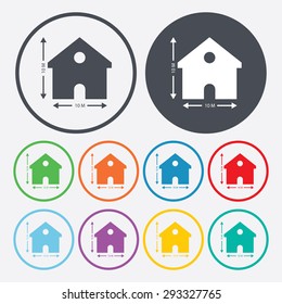 illustration of vector building modern icon in design