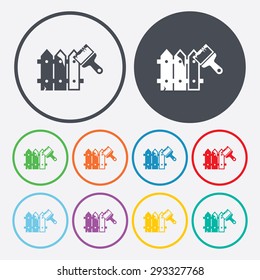 illustration of vector building modern icon in design