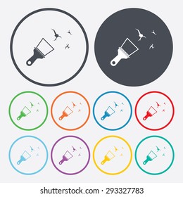 illustration of vector building modern icon in design