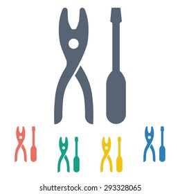 illustration of vector building modern icon in design