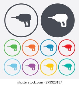 illustration of vector building modern icon in design